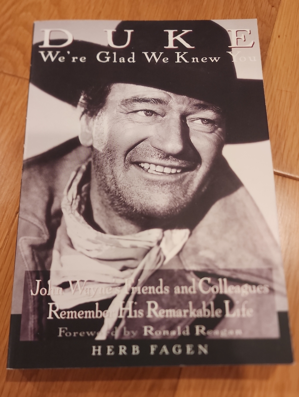 Duke We're Glad We Knew You — Black Paperback Back Cover